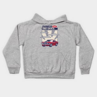 power and grace cars Kids Hoodie